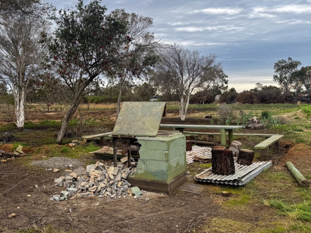 End of an Era old shelter 8